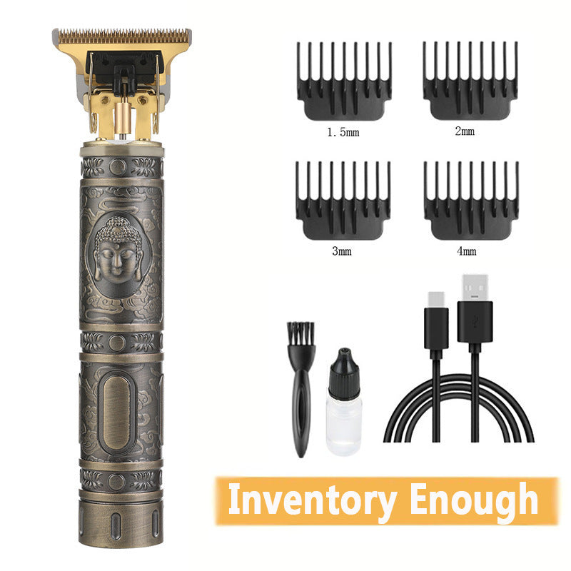 Electric Hair Clipper for Barbershop  Oil Hair Sculpting Electric Haircut Machine, Men's Haircutting Shaver, Bald Head Trimmer