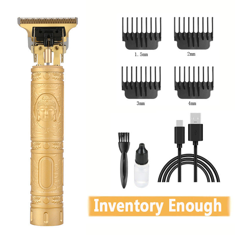 Electric Hair Clipper for Barbershop  Oil Hair Sculpting Electric Haircut Machine, Men's Haircutting Shaver, Bald Head Trimmer