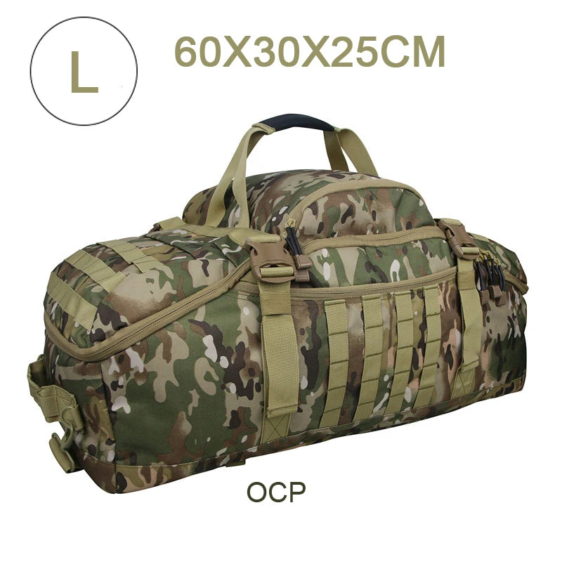 LQARMY 30L 45L 80L Outdoor Mountaineering Bag Molle Tactical Backpack Large Duffel Bag Hiking Camping Travel Bags